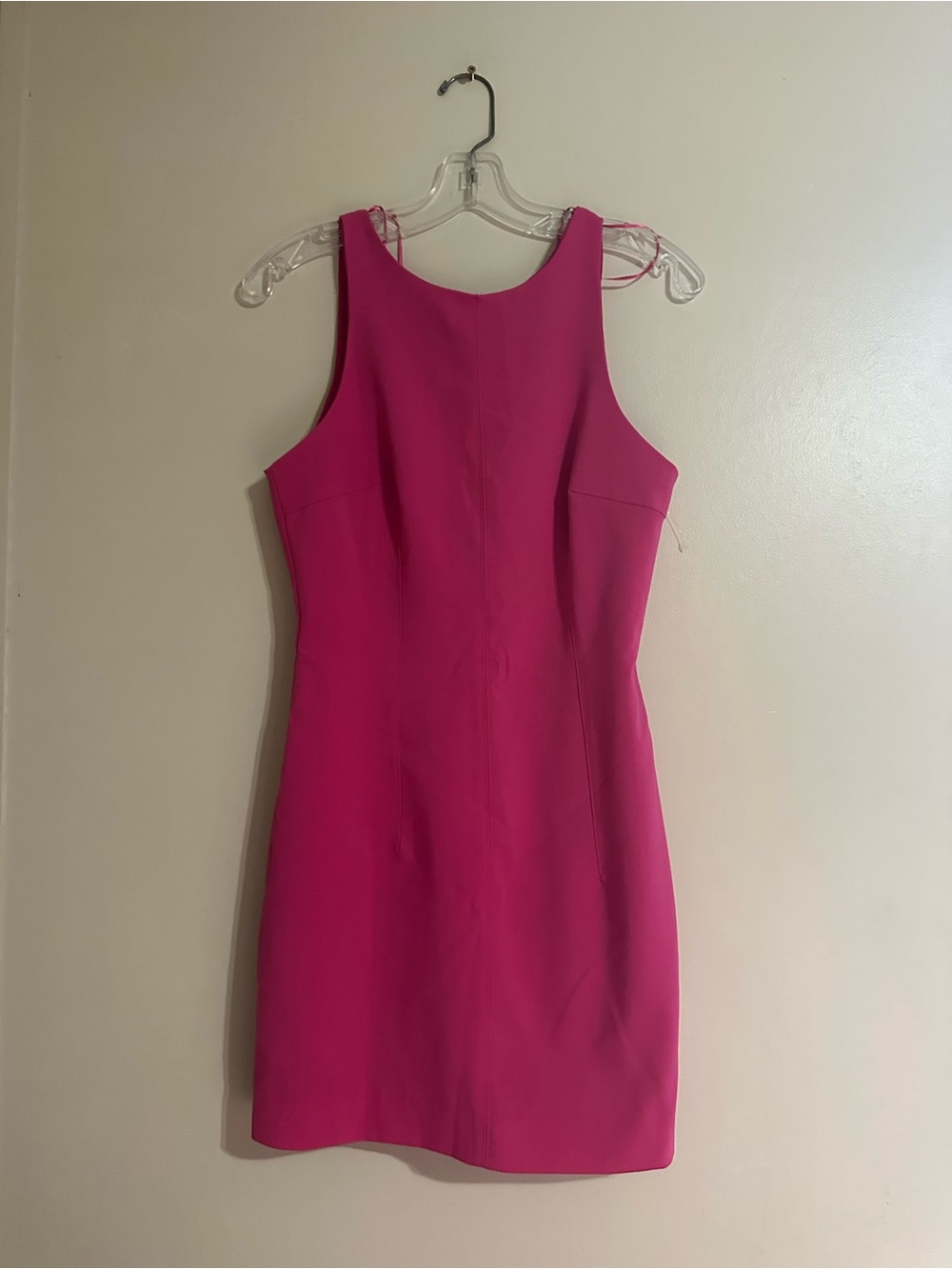 Zara Sleeveless Hot Pink Mini Dress